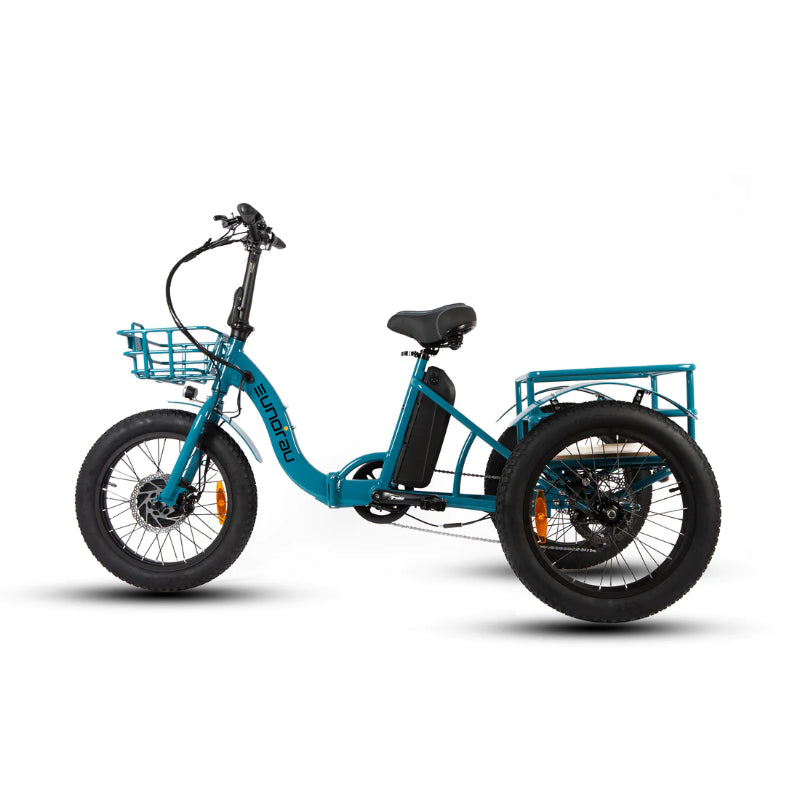 Eunorau New Trike in Colour Teal Left Side View