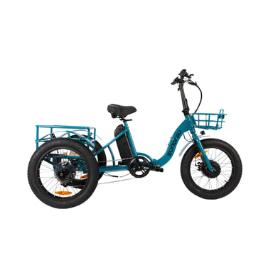 Eunorau New Trike in Colour Teal Right Side View