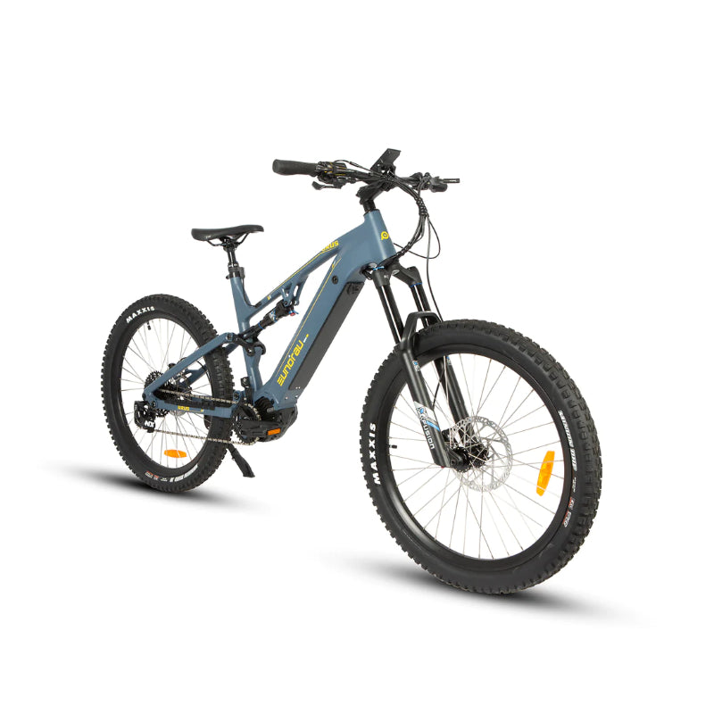 Eunorau Urus Ebike in Colour Moon Black Front Side View