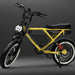 Ezriderz Sledz 2.0 Beast Electric Bike in Colour Spicy Mustard Front Left Side View