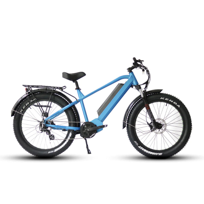 Fat Hd Ebike in Colour Blue Right Side View