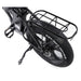 GW20 Ebike in Colour Black Fat Tire with Seat Rear Rack  