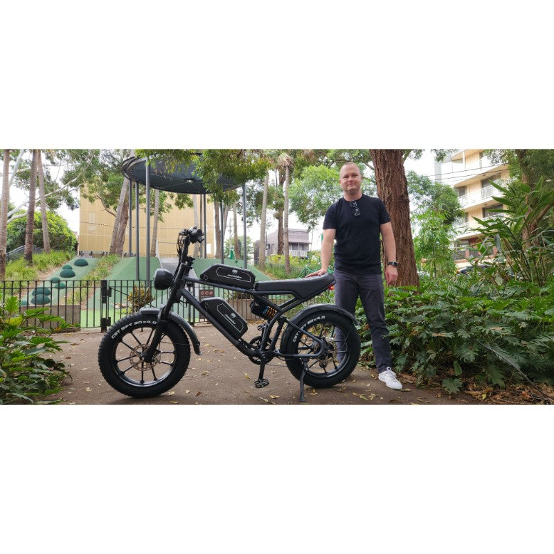 Kalahari Bike in Colour Black Outside View