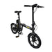 Moov8 M1 Electric Folding Bike in Colour Black Front Side View