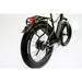 Outback Ebike in Colour Matt Black Rear Tyre View