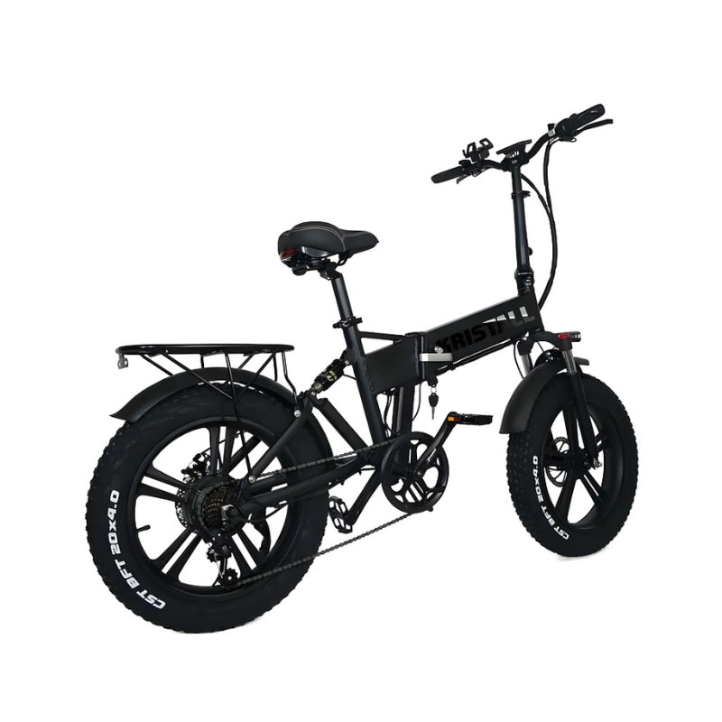 RX20 Bike in Colour Black Rear Side View