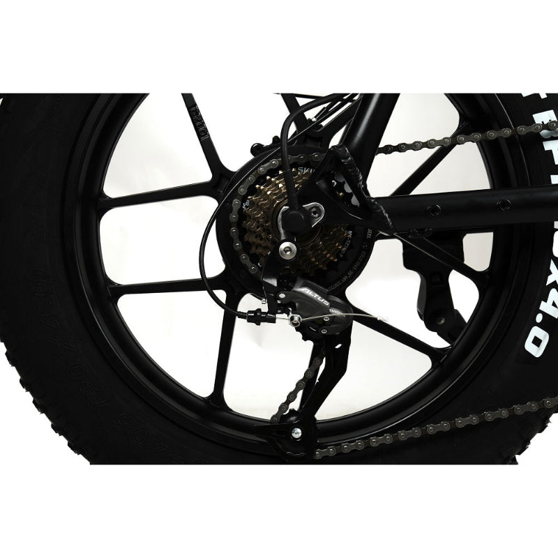 Sahara Bike Price Ash Black Rear Tyre View