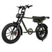 Sahara Ebike Fat Tyre Ebike in Colour Army Green Front Side View