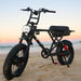 Sledz 2.0 Beast Ebike in Colour Grey Wolf Parked on a Sandy Beach at Sunset