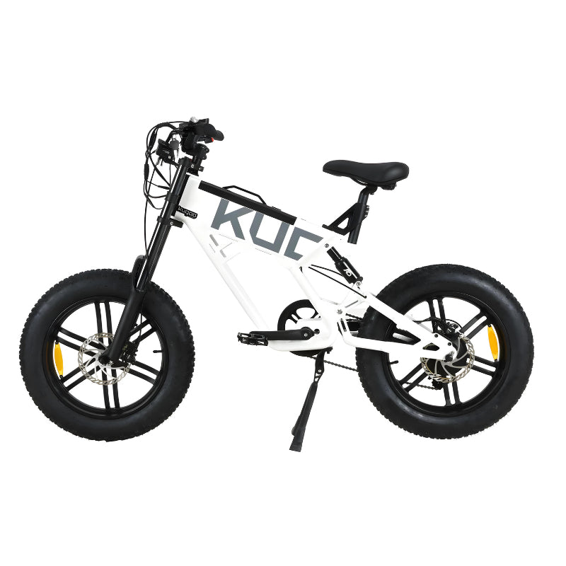 T01 Ebike in Colour White Left Side View