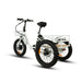 Trike Bike in Colour White Rear Side View